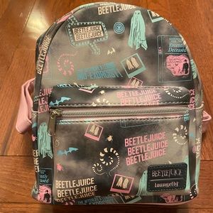 Loungefly Beetlejuice Backpack EUC